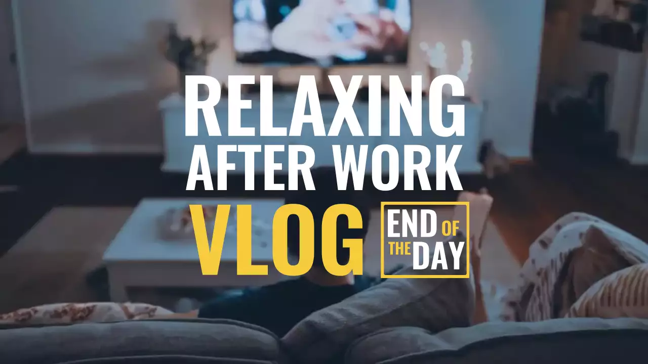 Grey Minimal Relaxation Vlog YouTube Thumbnail