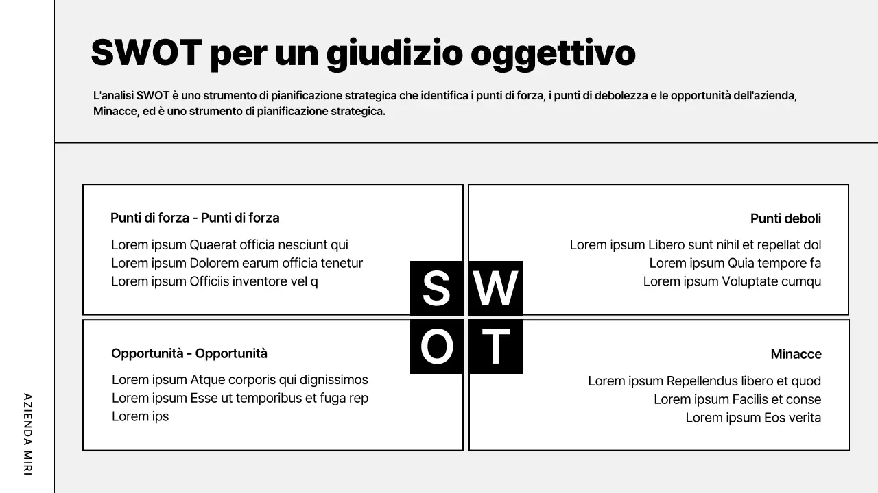 Piano aziendale moderno grigio