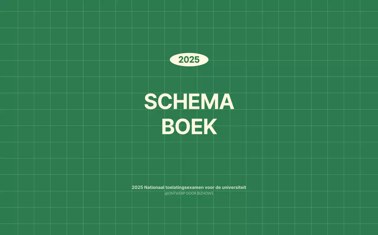 SAT D-Day notitieblok concept wandkalender in groen en lichtgeel