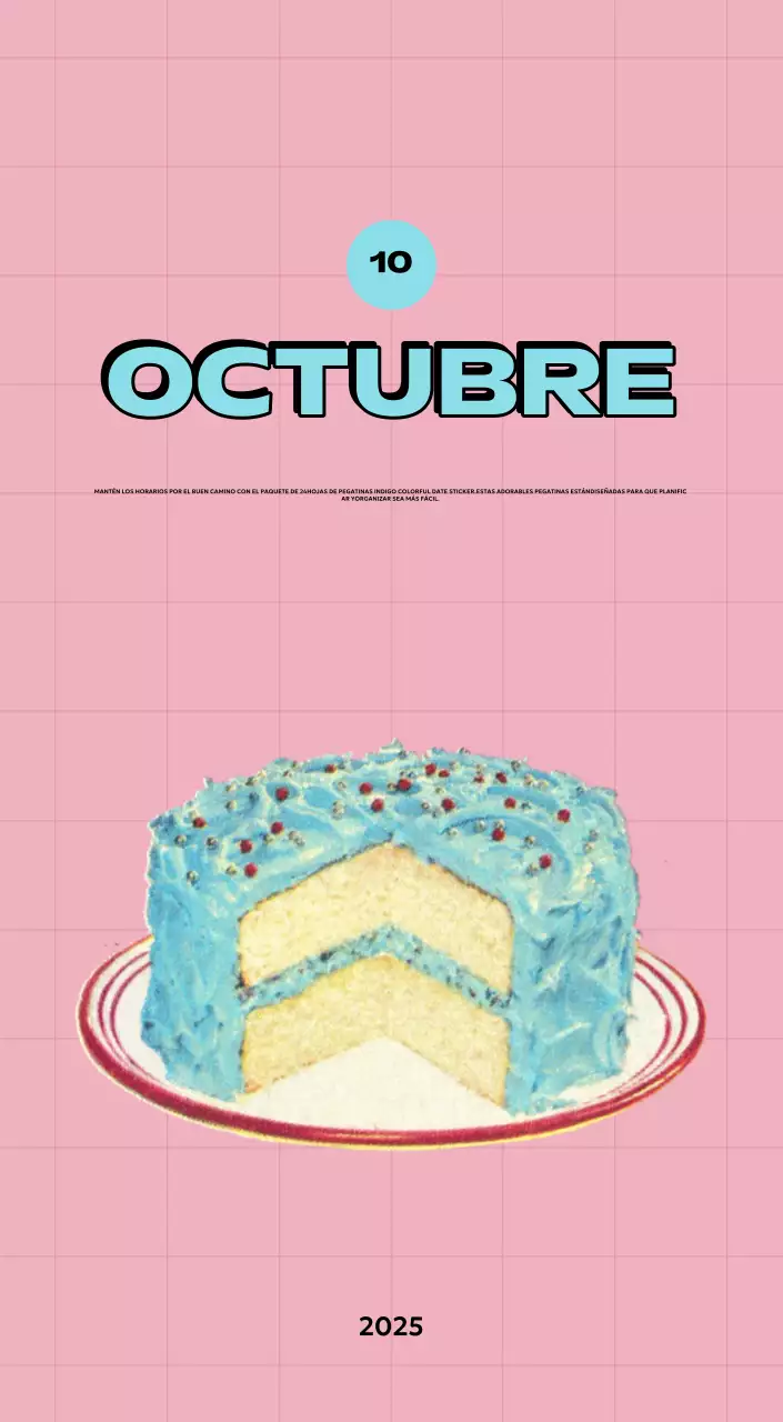 Coloridos calendarios con diversas ilustraciones retro