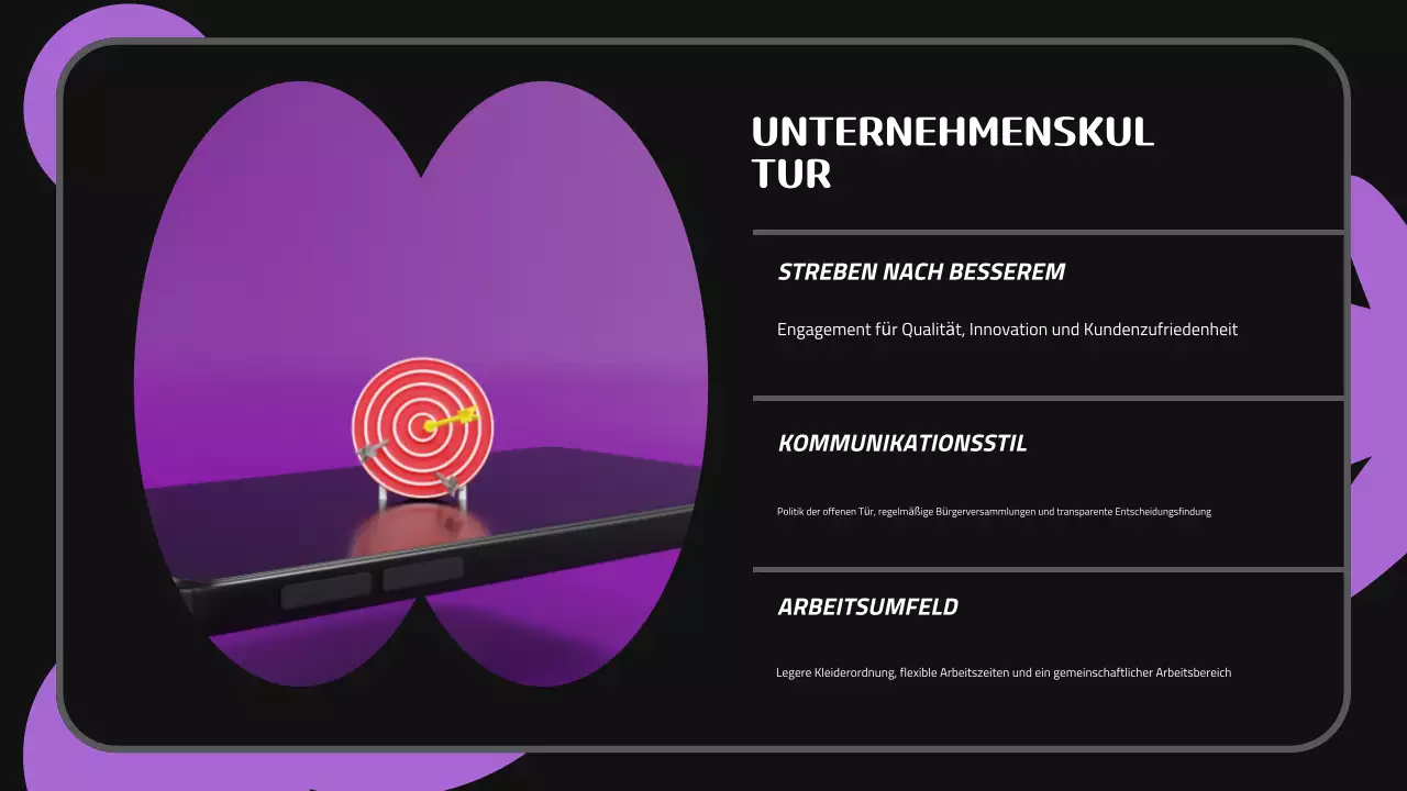 Schwarz Lila Niedlich Neue Mitarbeiter Onboarding Präsentation