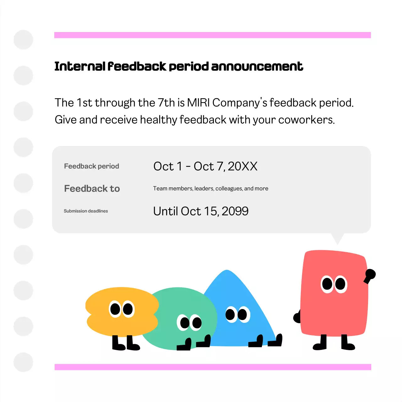 Anúncio de feedback moderno branco Instagram Carousel