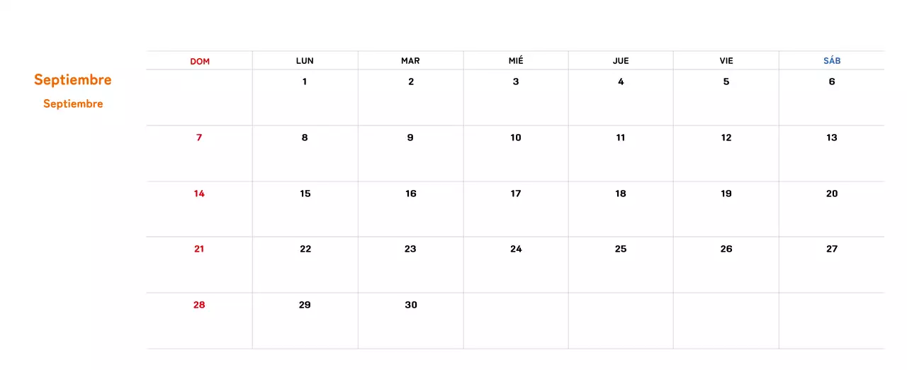 Calendario de Año Nuevo con cálidas ilustraciones