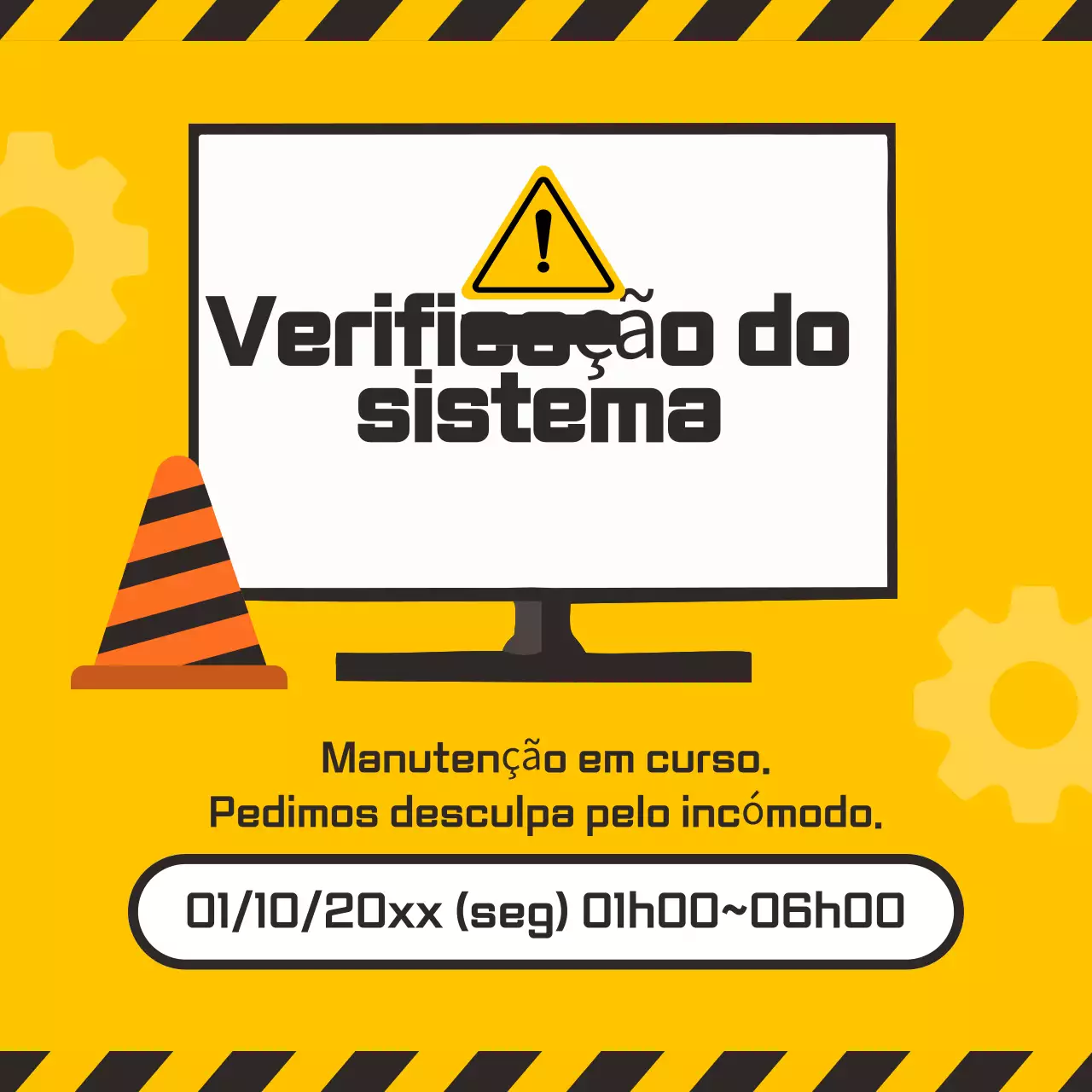 Guia de verificação simples do sistema amarelo
