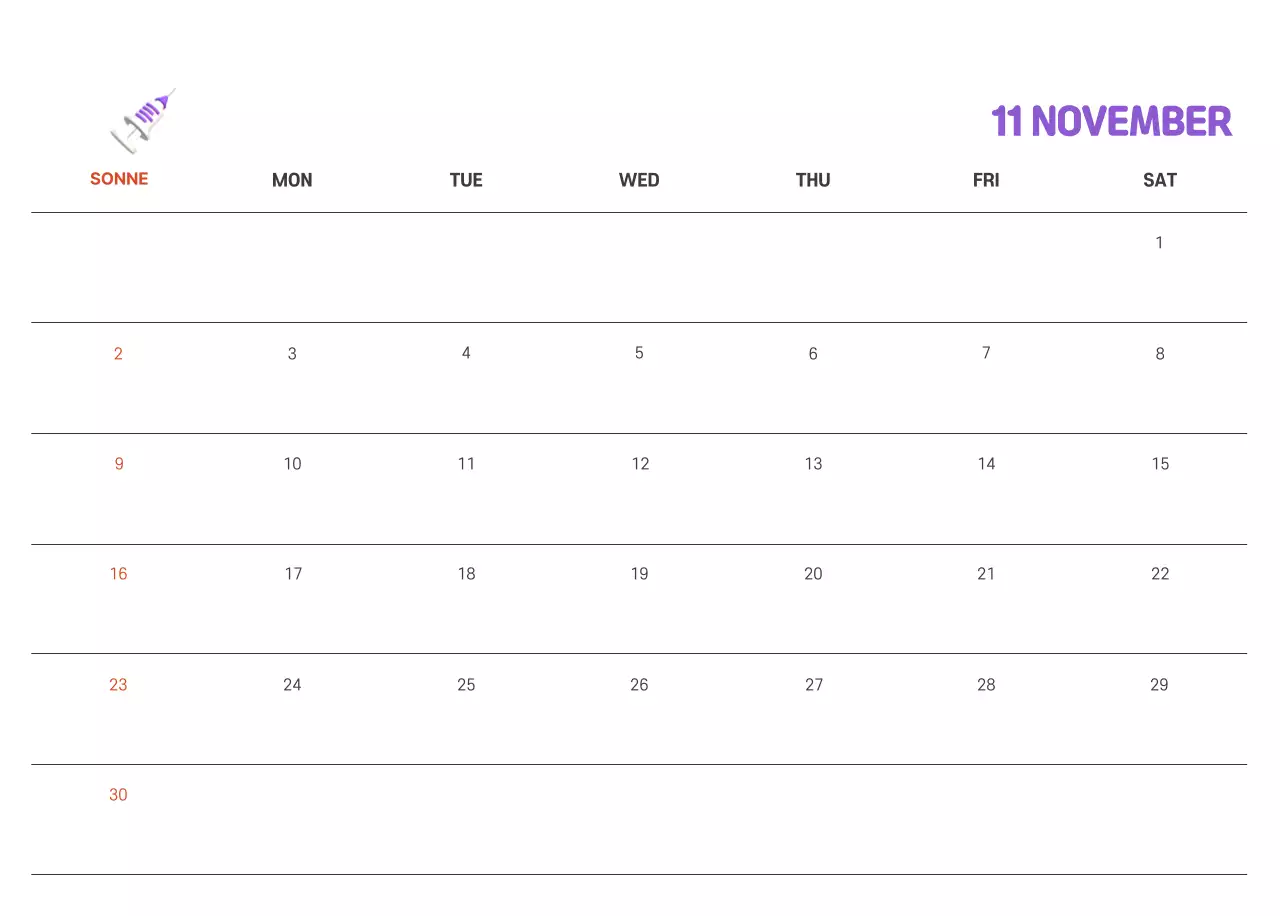 Ein festliches Krankenhaus mit Illustrationen zum Thema Gesundheit und Familie und farbenfrohen Akzenten