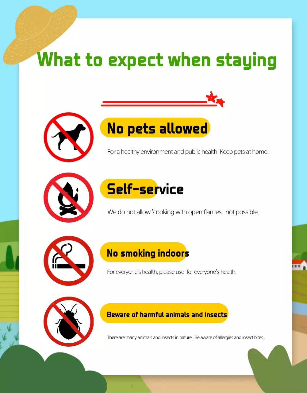 Blue Minimal Gardening Invitation Poster