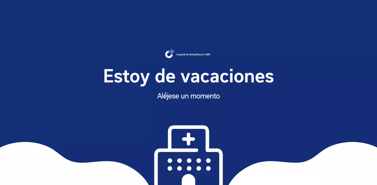 Calendario sencillo con ilustraciones azules y limpias