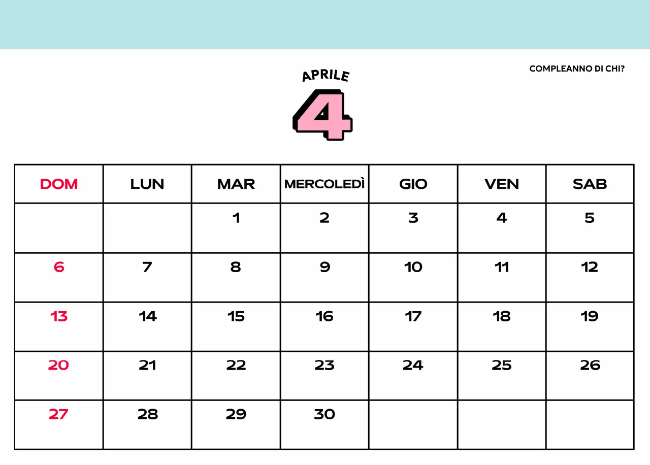 Calendari colorati con una varietà di illustrazioni retrò