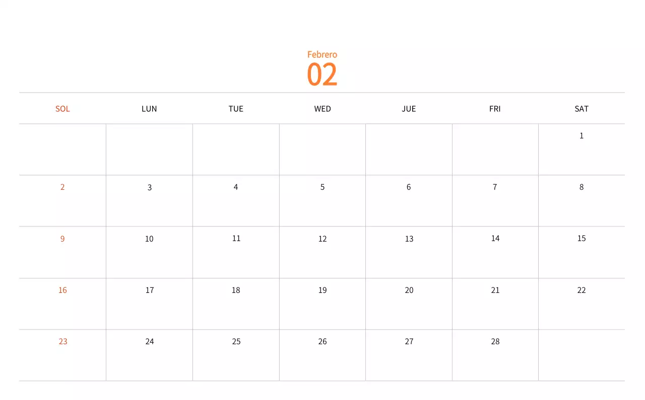 Calendario de Año Nuevo con cálidas ilustraciones