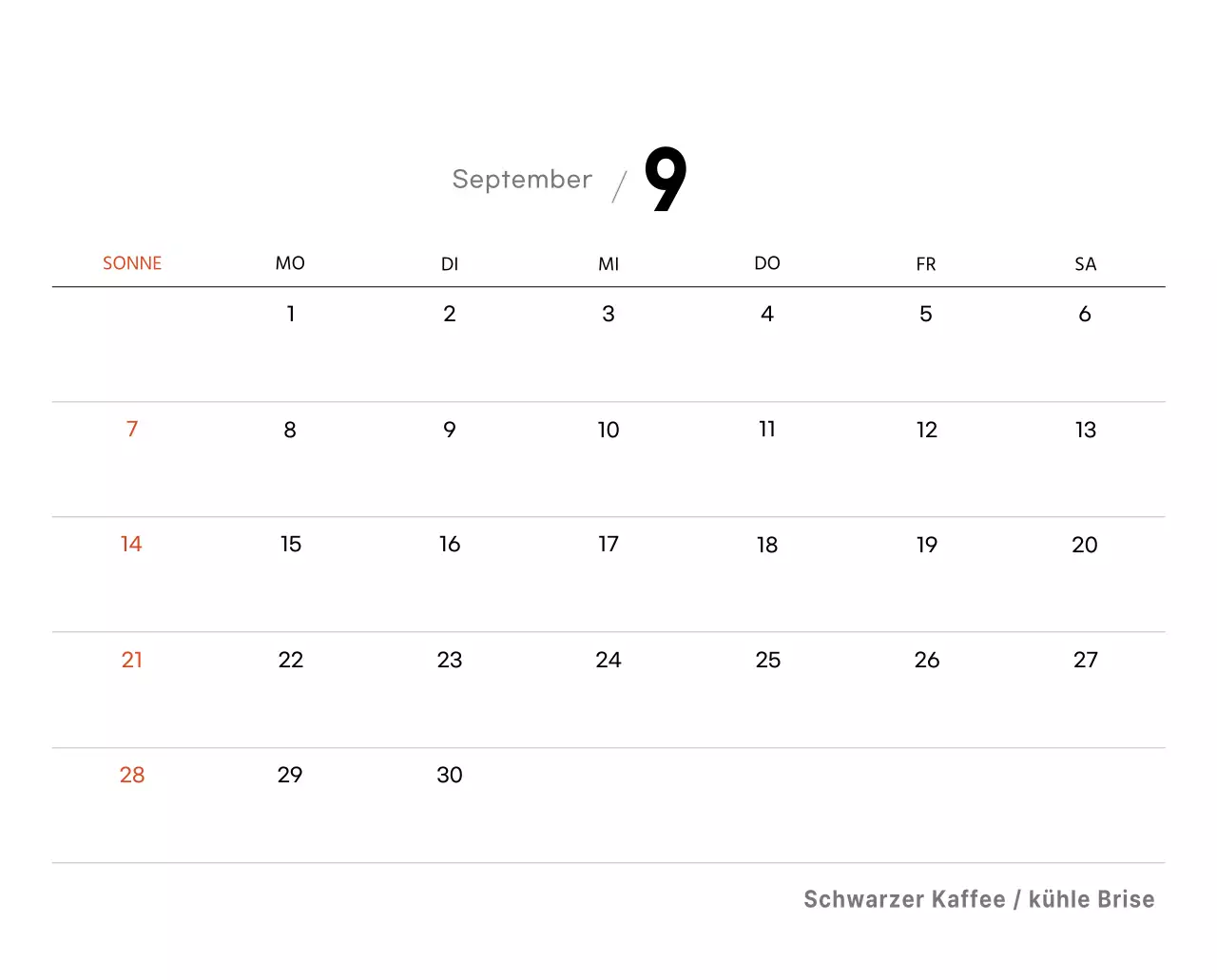 Ein weiß-braunes sentimentales Café