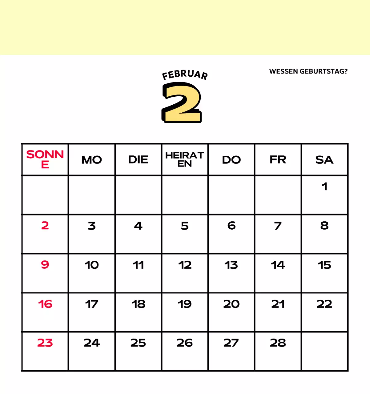 Bunte Kalender mit einer Vielzahl von Retro-Illustrationen