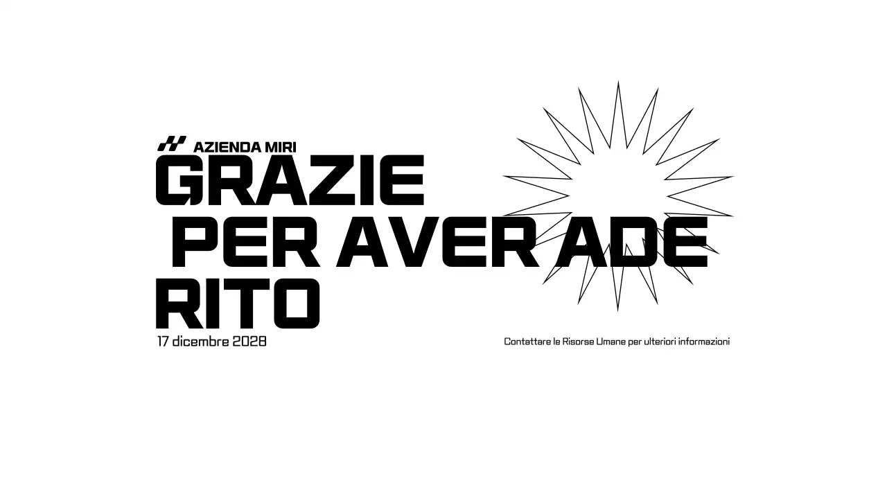 Presentazioni in bianco e nero per la formazione dei dipendenti