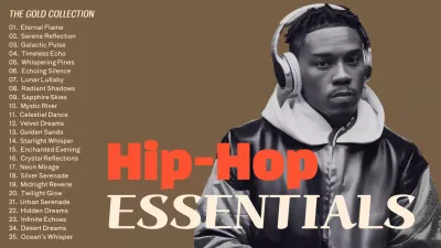 Brown Modern Hip-Hop Playlist YouTube Thumbnail