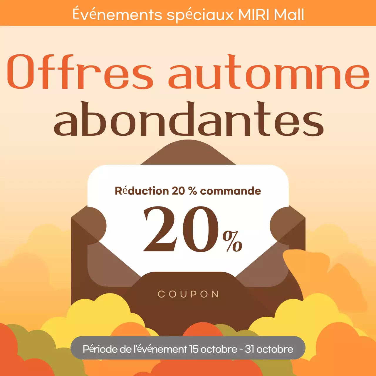 Promotion Orange Simple Discount