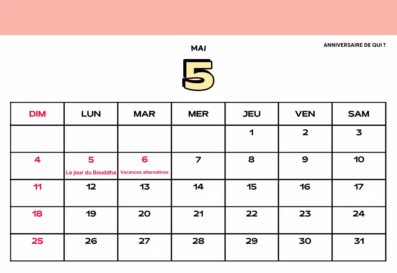 Calendriers colorés avec une variété d'illustrations rétro