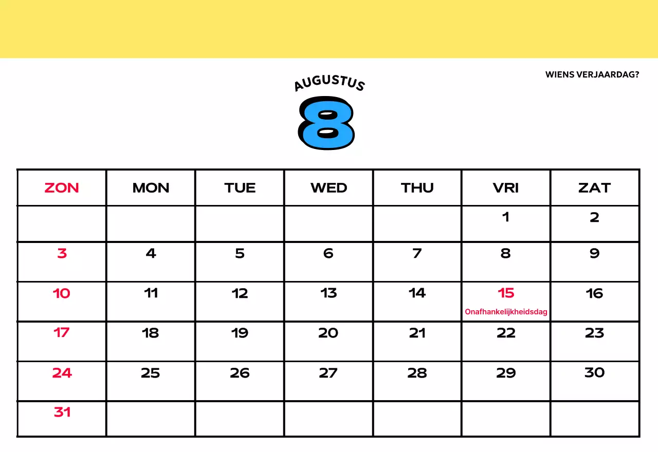 Kleurrijke kalenders met verschillende retro-illustraties