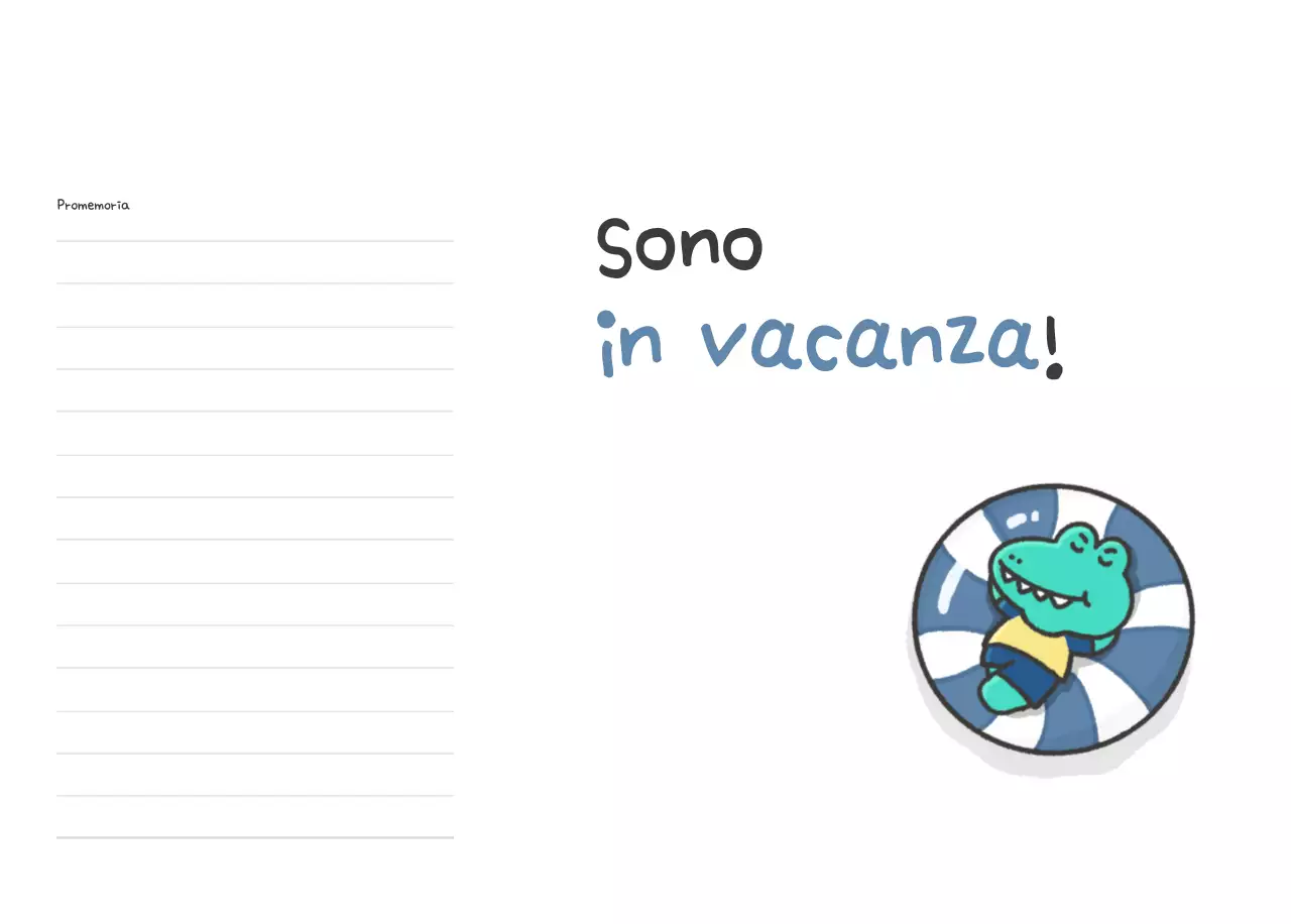 Un calendario con un simpatico concetto di illustrazione di Ago