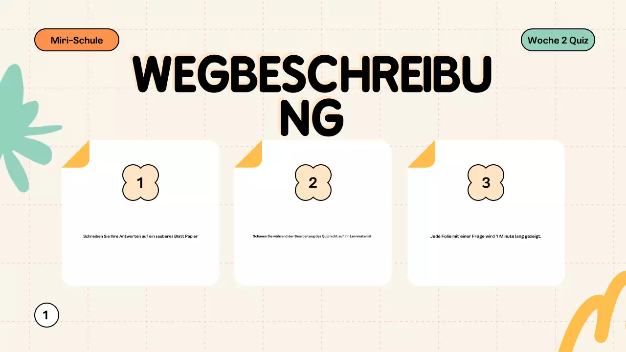 Mint Modern Quiz Class Material