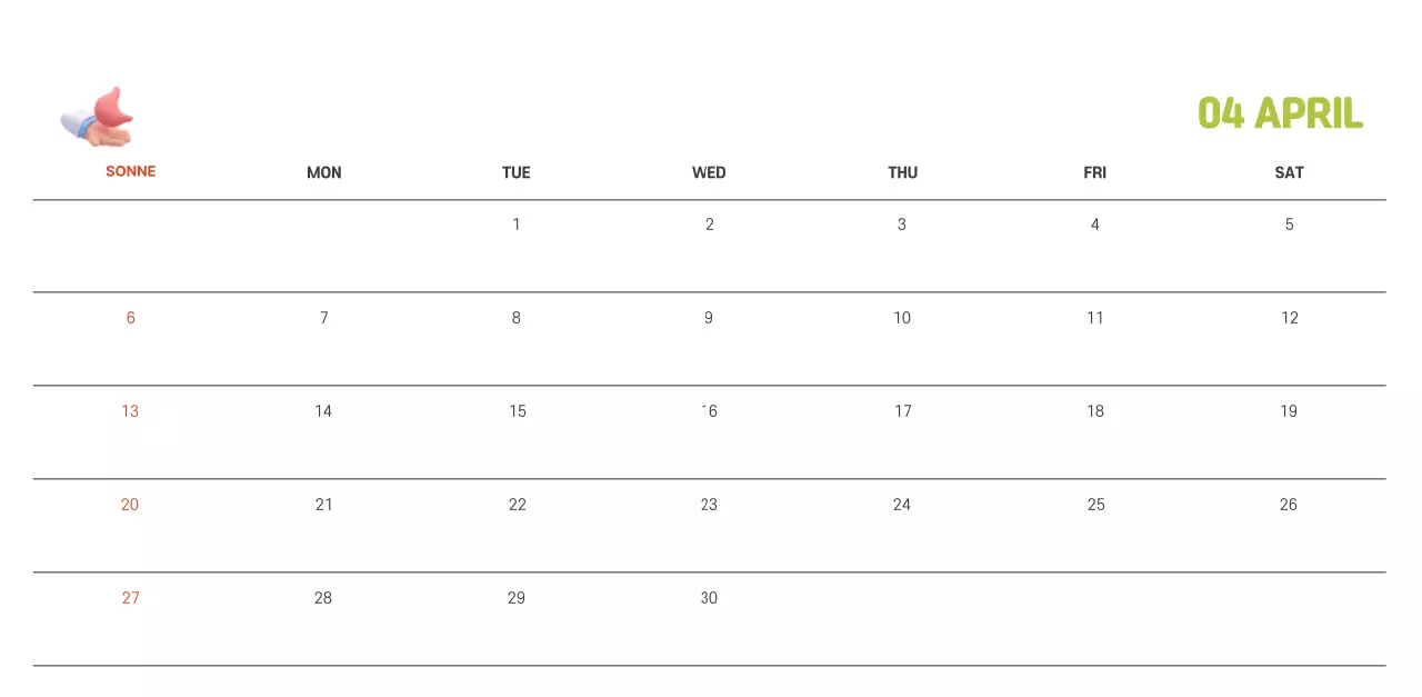Ein festliches Krankenhaus mit Illustrationen zum Thema Gesundheit und Familie und farbenfrohen Akzenten
