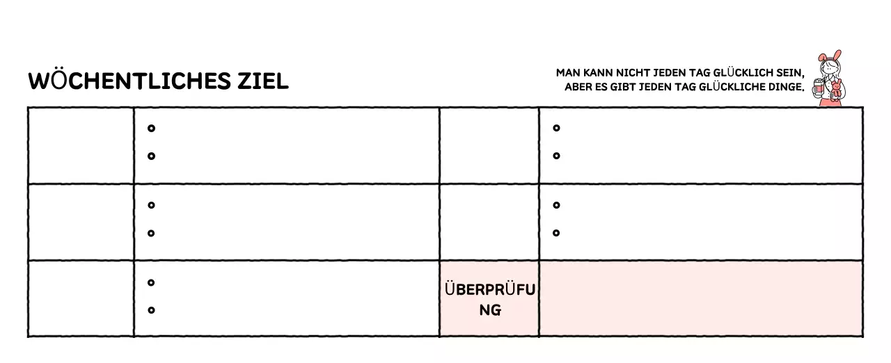 Illustrierter Kalender mit schönem Linienstil