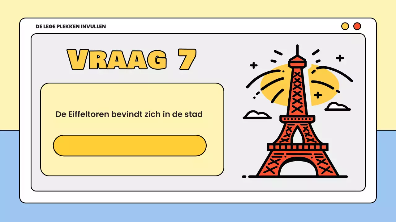 geel minimaal quiz studiemateriaal