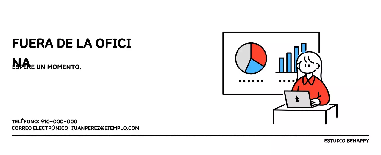 Calendario ilustrado con un bonito estilo de líneas