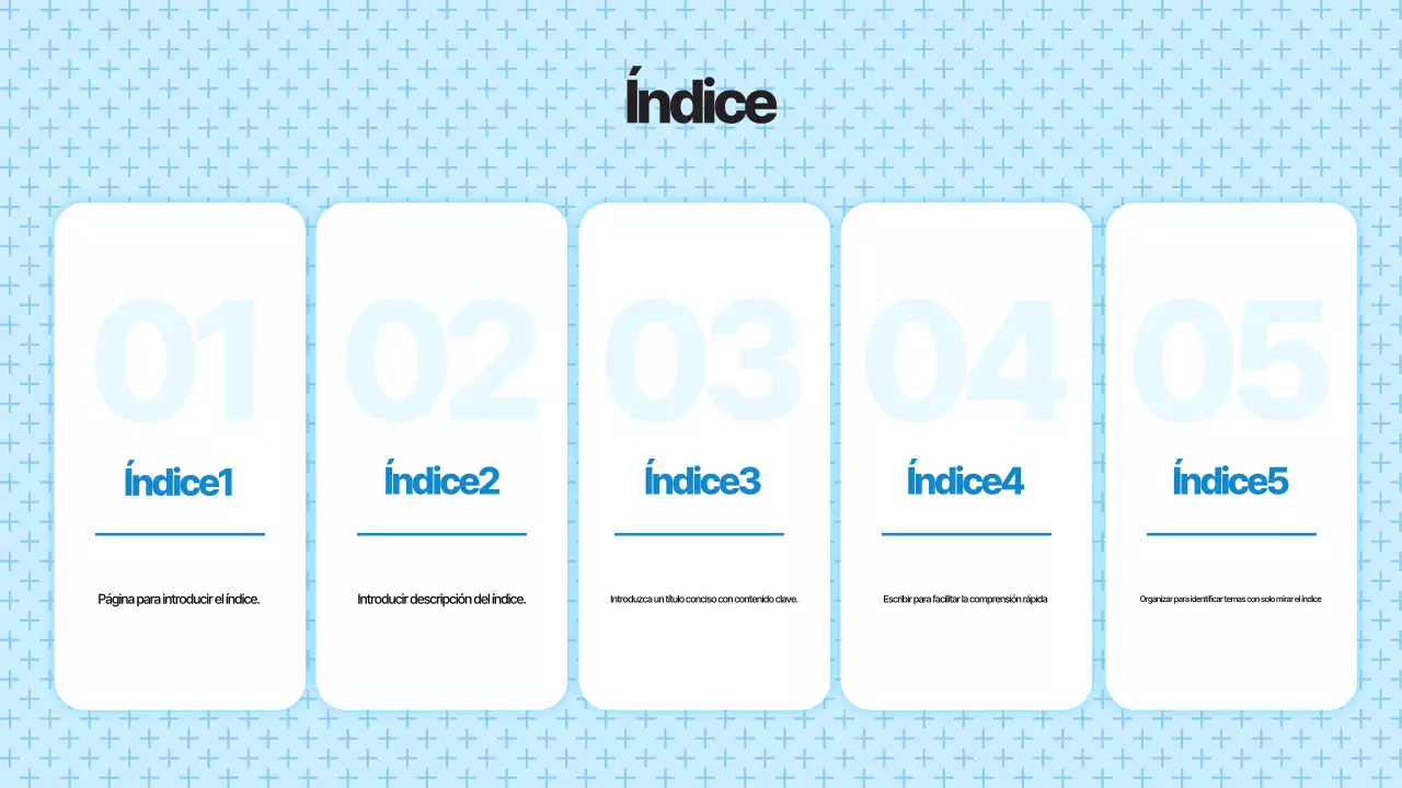 Anuncios de presentación modernos en azul