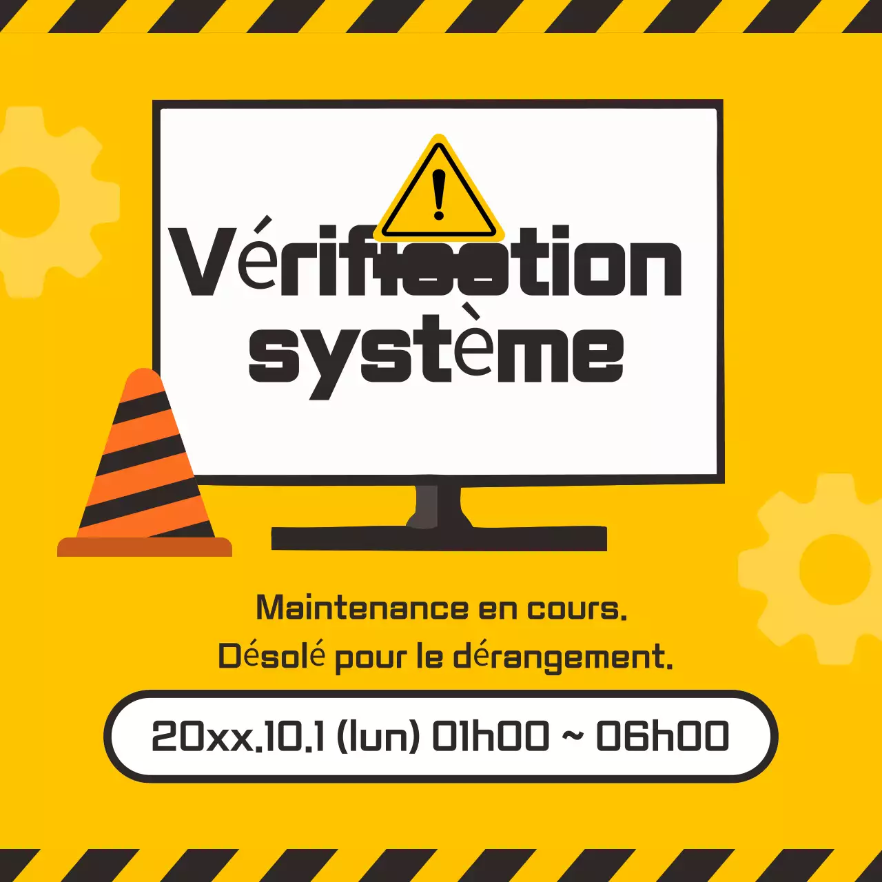 Yellow Simple System Checkup Guide