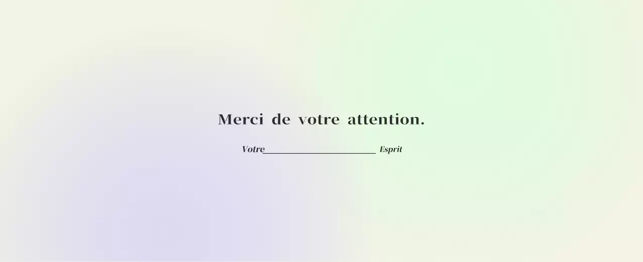 Calendrier minimaliste dégradé