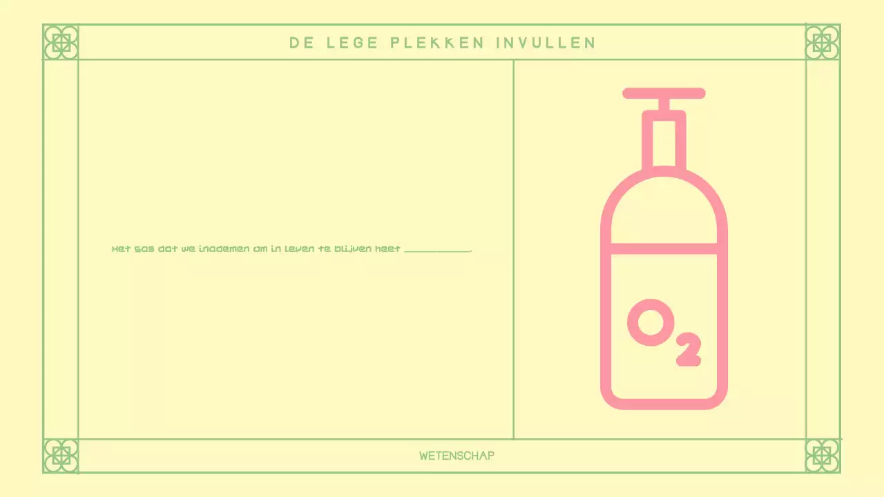 Schattige Roze Oosterse Quiz Layout