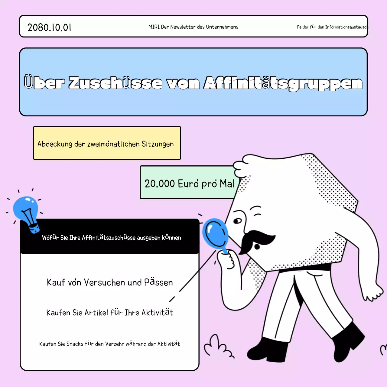 Mauve Einfacher Leitfaden für den Arbeitsplatz