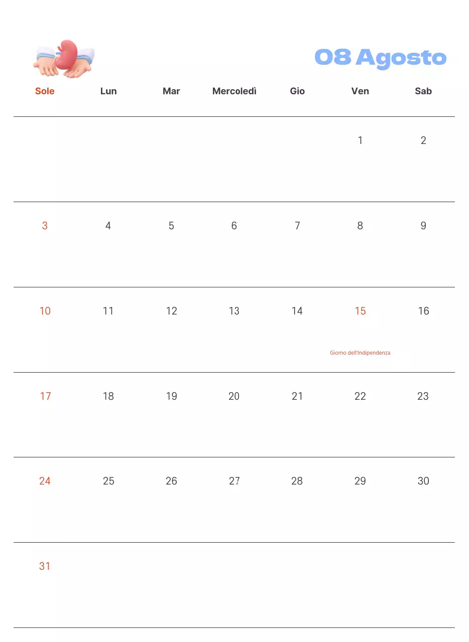 Un ospedale festivo con illustrazioni a tema salute e famiglia e accenti colorati