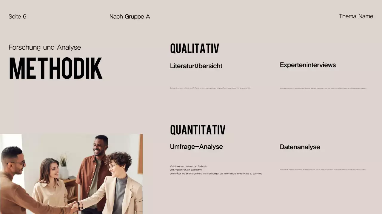 Orange Modern Group Projektübersicht Präsentation