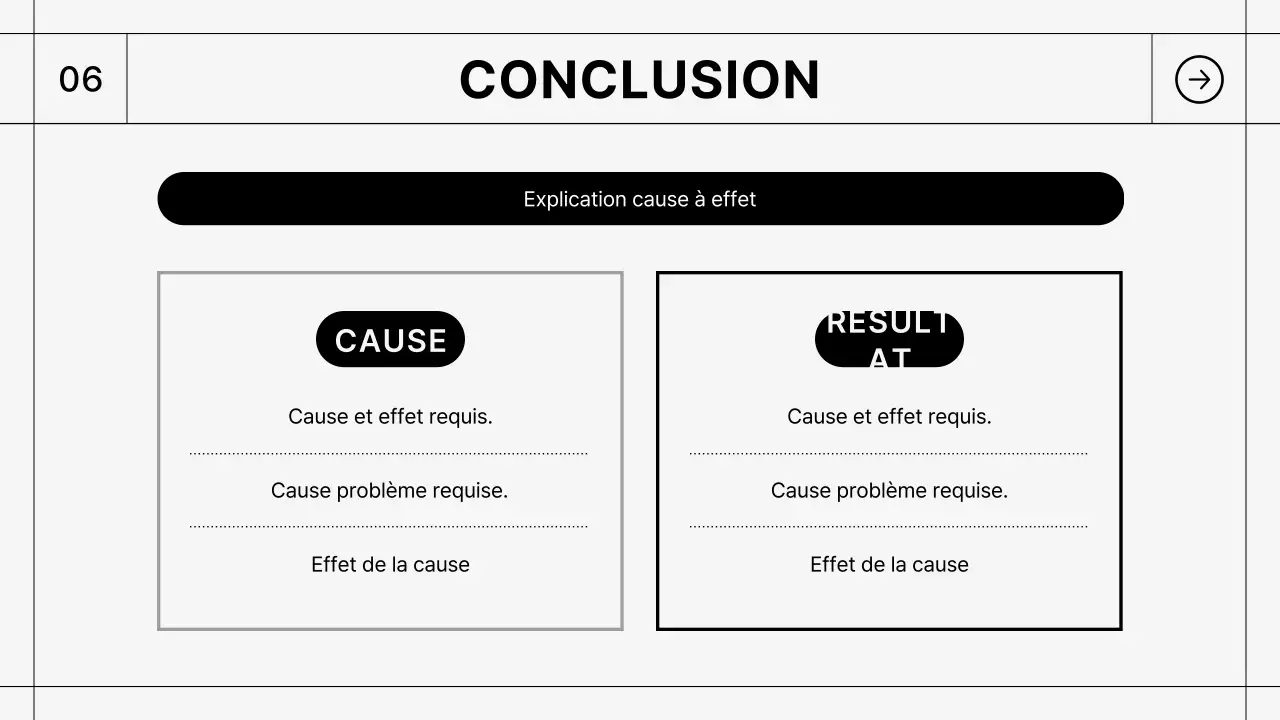 Rapport simple noir Description
