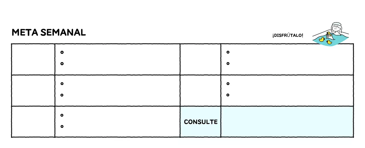 Calendario ilustrado con un bonito estilo de líneas