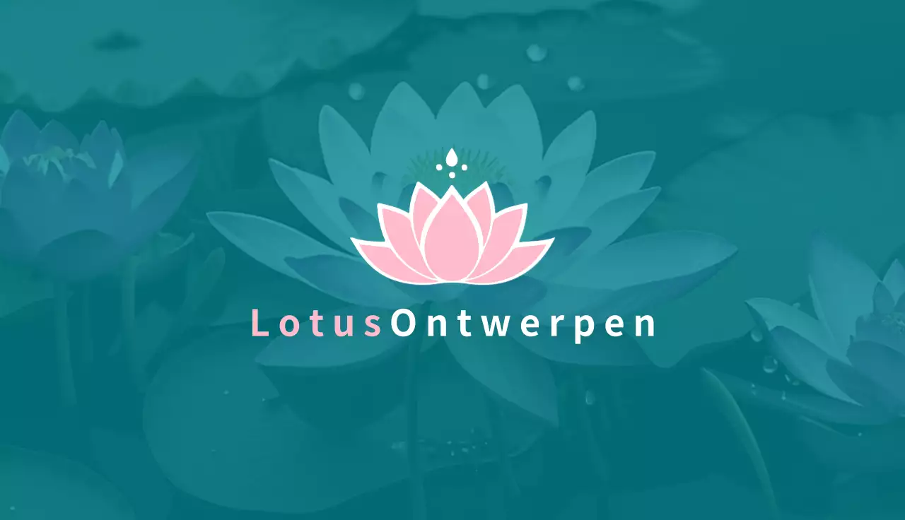 groenblauw minimalistisch visitekaartje