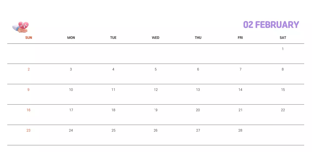 A holiday hospital with health and family themed illustrations and colorful accents