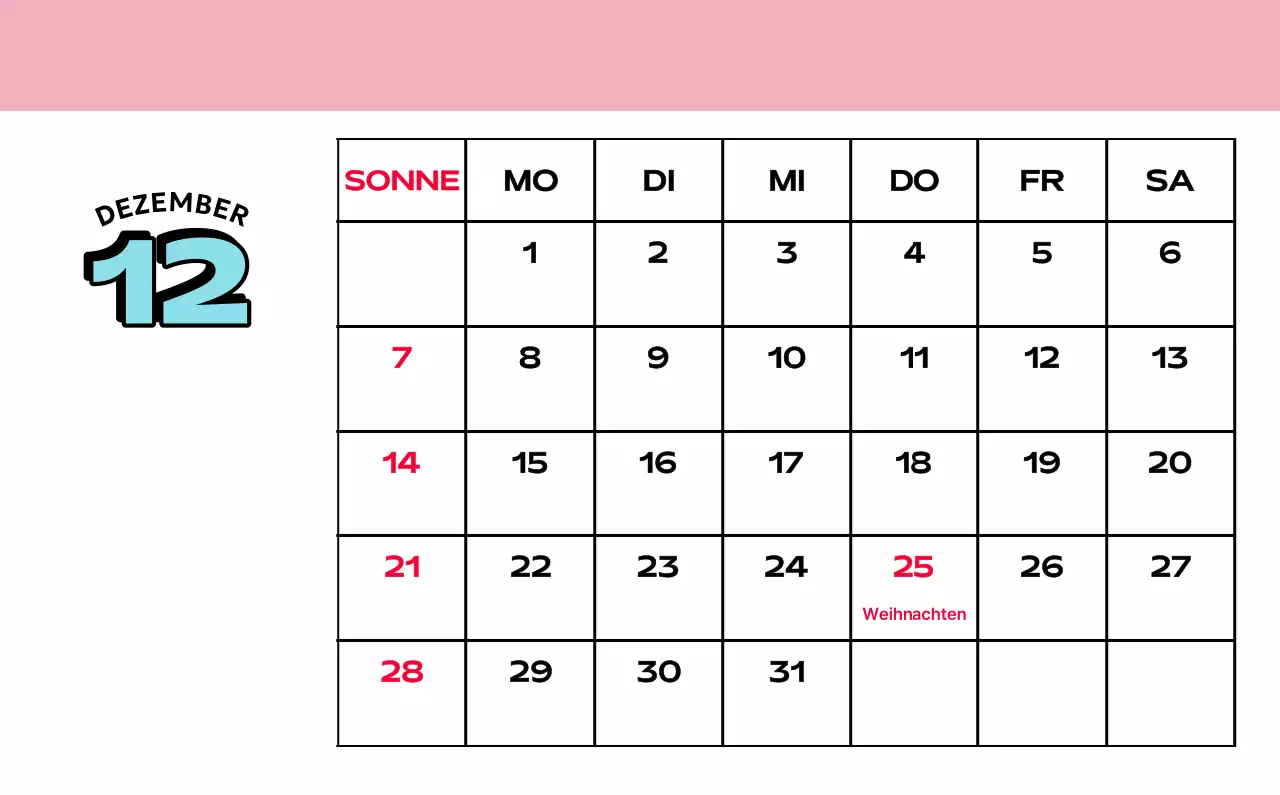 Bunte Kalender mit einer Vielzahl von Retro-Illustrationen