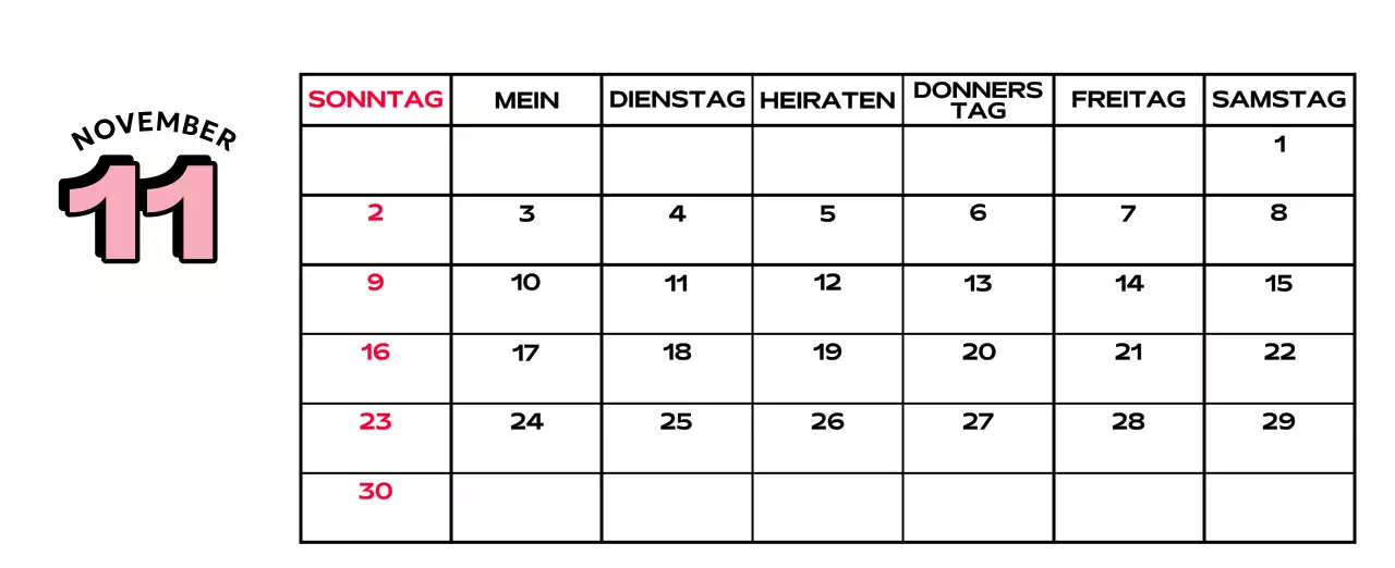 Bunte Kalender mit einer Vielzahl von Retro-Illustrationen