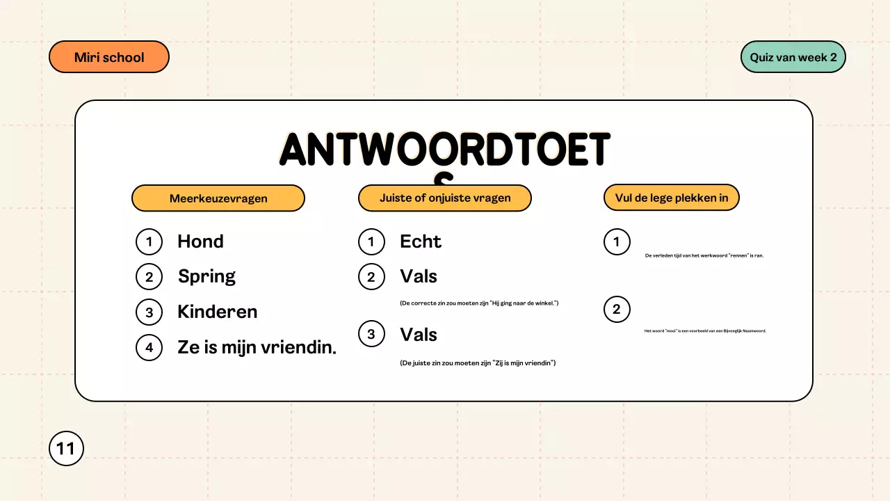 Mint Moderne Quiz Lesmateriaal