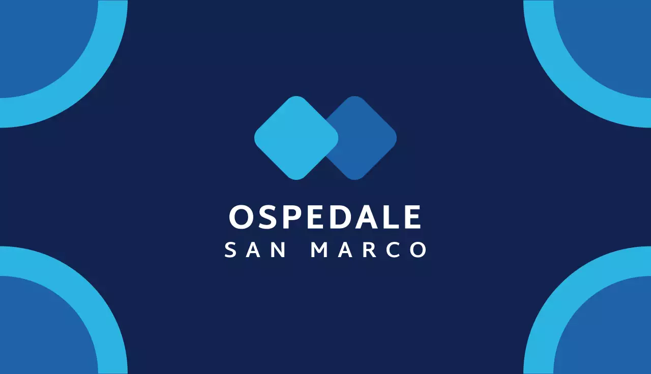 biglietto da visita geometrico blu