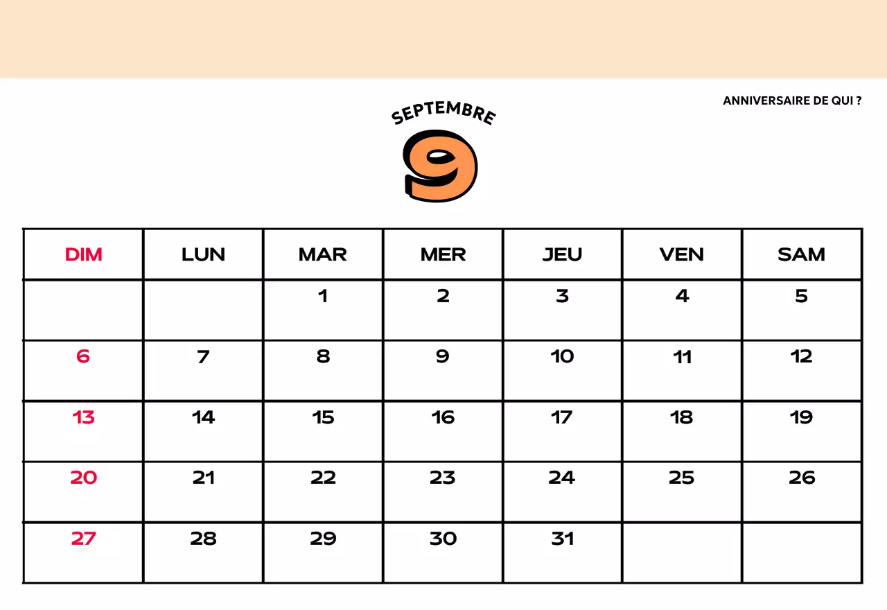 Calendriers colorés avec une variété d'illustrations rétro