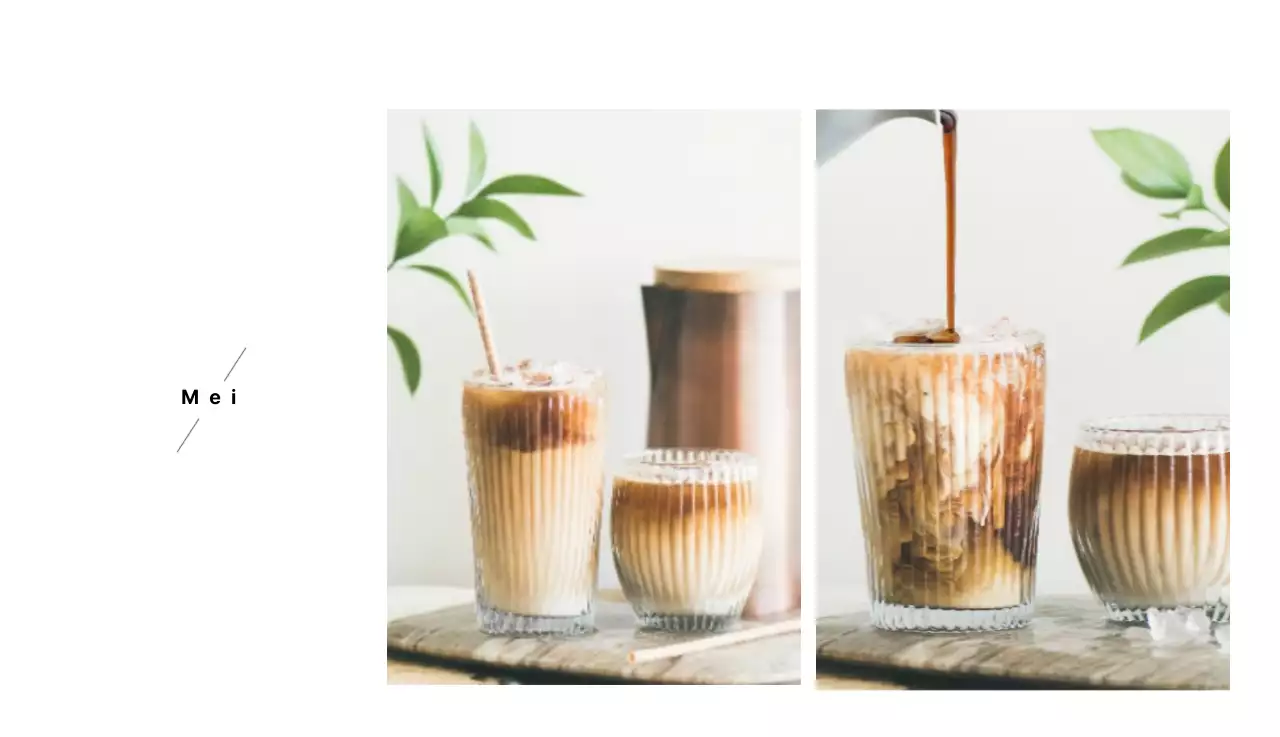 Een wit en bruin sentimenteel café