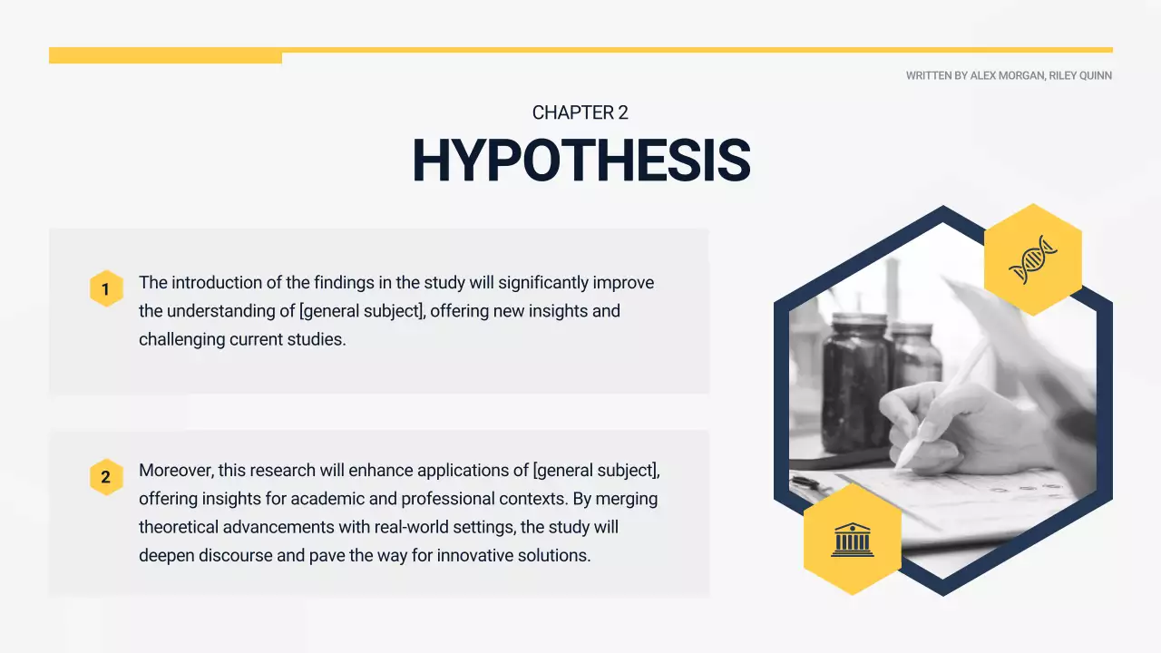 Yellow Modern Thesis Presentation