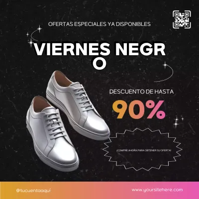 Black friday zapatos de moda promoción