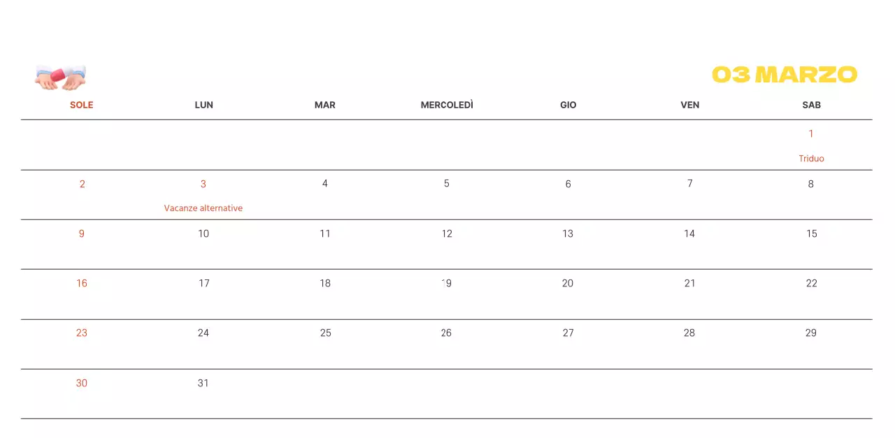 Un ospedale festivo con illustrazioni a tema salute e famiglia e accenti colorati