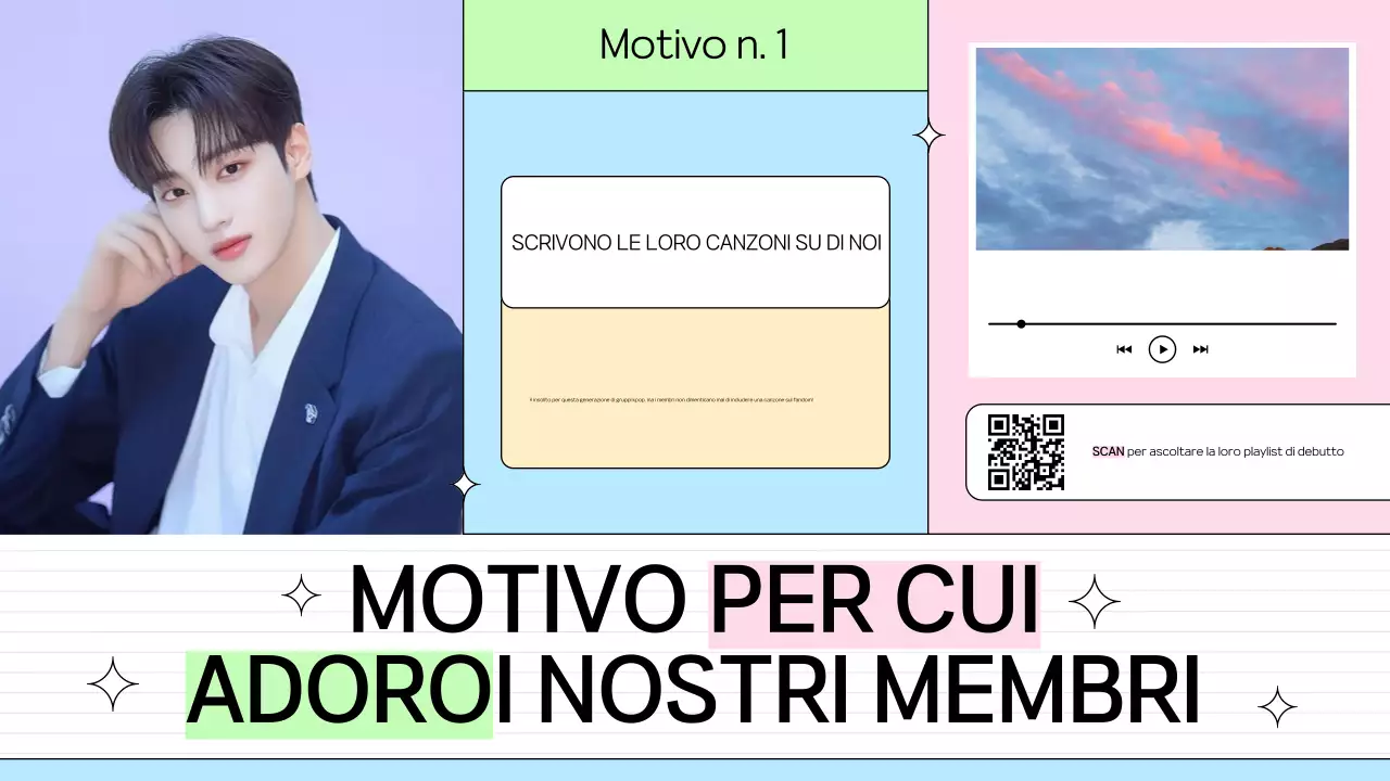 Promozione dei membri colorata e di tendenza