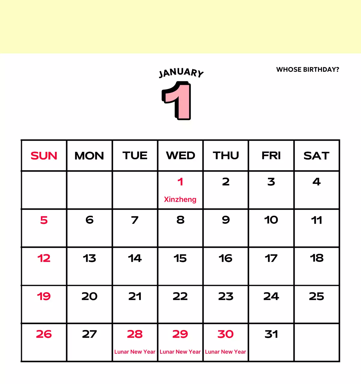 Colorful calendars with a variety of retro illustrations