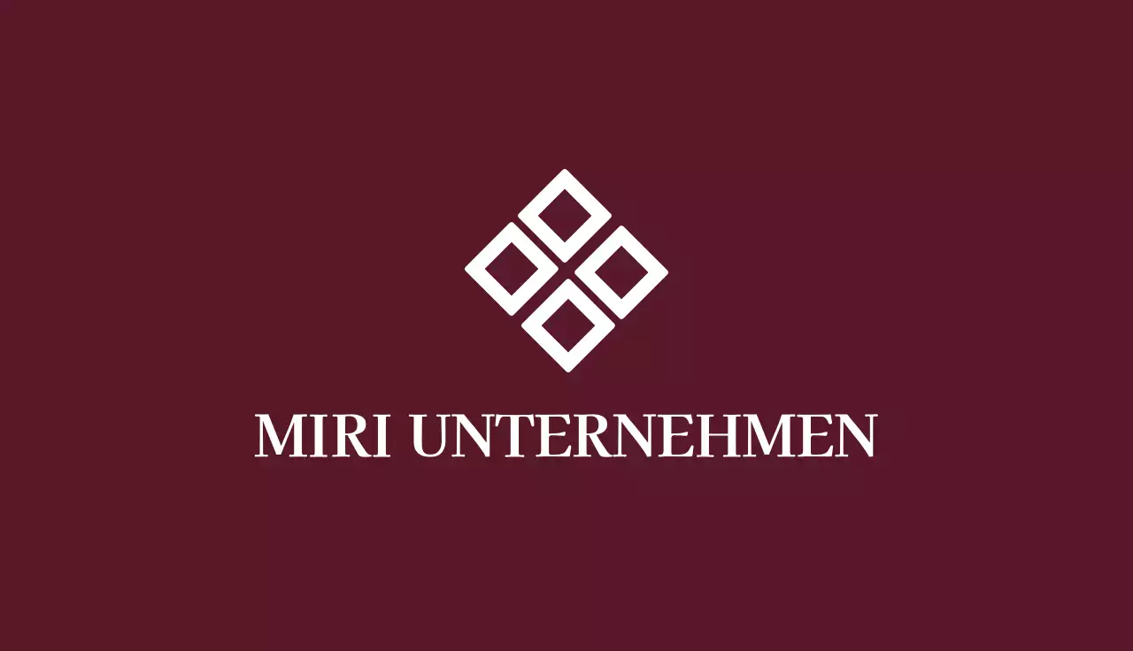 kastanienbraune professionelle Visitenkarte