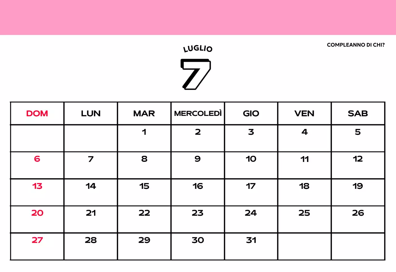 Calendari colorati con una varietà di illustrazioni retrò